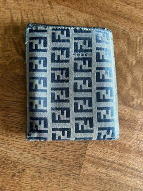 Black Fendi Bifold Wallet